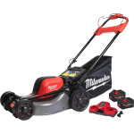 Milwaukee M18 F2LM46-802 4933499215, iseliikuv muruniiduk, 2x18V, 46cm, 60l, 8Ah, 25-100mm, 0-6.5km/h, Li-ion, 2 akut