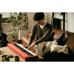 Casio CT-S1 digitaalne s&uuml;ntesaator, MU CT-S1 RD, 61 klahvi, 61 heli, 4.5 kg, punane, AA, 6 patareid, USB, k&otilde;rvaklapid, pedaal
