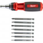 Kruvikeeraja ja otsikute komplekt (9tk) 4932471598 Milwaukee