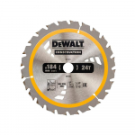 Saeketas CONSTRUCTION 184x20mm 24T DT1951-QZ DEWALT