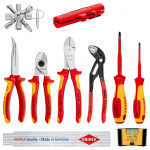 Papla&scaron;inā&scaron;anas komplekts, KNIPEX, 00 20 90 V01, 165 x 93 mm, 1,415 g