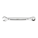MAX BITE&trade; KOMBINĒTĀ UZGRIEŽŅU ATSLĒGA AR SPRŪDRATU, MAXBITE RATCHETING METRIC COMBINATION SPANNER 14MM - 1PC, 4932471507 MILWAUKEE