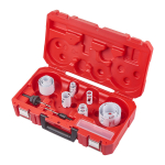 HOLE DOZER&trade; CAURUMZĀĢA KOMPLEKTI, HOLESAW KIT NO. 9 - 15PC, 4932471370 MILWAUKEE