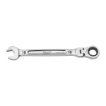 MAX BITE&trade; KOMBINĒTĀ UZGRIEŽŅU ATSLĒGA AR LOKANU GALVU UN SPRŪDRATU, MAXBITE FLEX HEAD RATCHETING SPANNER - METRIC - 16 MM, 4932480189 MILWAUKEE