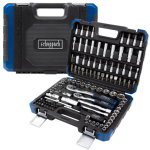 T&ouml;&ouml;riistakomplekt 108 osa, SCHEPPACH, SCH-41082-5DS, 1/4" ja 3/8" &uuml;hendus, kohver