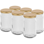 300 ml keeratava kaanega purk kuldse &Oslash;66 kaanega BROWIN 132303, 6 tk