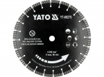 L&otilde;ikeketas YATO YT-60270 350 mm, 4300 min⁻&sup1;, 80 m/s, 25.4 mm, 3.2 mm, 12 mm, teras 65Mn, kuiv/m&auml;rg l&otilde;ikamine