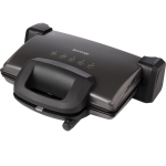 Gorenje KR1800SDP kontaktgrill 1800 W reguleeritav termostaat 4 taset 340&times;230 mm eemaldatavad kahepoolse mittepakkuva pinnaga plaadid Must