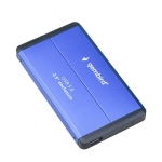 Gembird HDD cietā diska korpuss EE2-U3S-2-B USB 3.0 2.5" zils, 0.5 m kabelis, 134 x 75 x 12 mm, 2.5" formāts