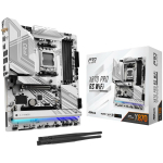 Asrock Emaplaat X870 PRO RS WIFI, AMD, Socket AM5, DDR5, 256 GB, 4 DIMM, 1x M.2, 4 SATA III, 2.5 Gb/s LAN, Wi-Fi 7