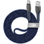 Rivacase USB-C kuni USB 2.0 kaabel PS6102BL12, 1.2m, sinine, 480Mbps, 5000+ painutusts&uuml;klit