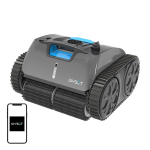 Wybot C1 Pro juhtmevaba basseini puhastusrobot p&otilde;hja seinte ja veepiiri puhastamiseks kuni 150m2 kuni 2.5h rakenduse juhtimine nutikas navigeerimine
