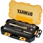 Dewalt T&ouml;&ouml;riistade komplekt DWMT45034-0 142 tk, 1/4" ja 3/8" 6 pt, 72-hamba mutriv&otilde;ti, plastikkorpus, ladustamine