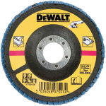 Dewalt lihvdisk DT3308-QZ 125 mm 36G, 10 tk, vastupidav zirkoniumoksiid, T27, lihvimise nurgad 15-25 kraadi