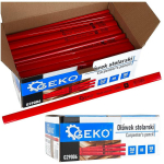 Geko puidu t&ouml;&ouml;tlemise pliiats G29006 240 mm HB 100 tk punane, lame profiil, vastupidav