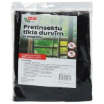Besk Putukaitse uks magnetiga 9155301, 120x210cm, must, peenv&otilde;rk, t&ouml;&ouml;riistadeta paigalduss&uuml;steem, sisseehitatud magnetribad