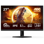 Aoc Monitor 27G4ZRE, 27", 1920 x 1080, 240 Hz, IPS, 1 ms, G-Sync, Adaptive Sync, HDR10, 300 cd/m&sup2;