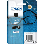 Epson Tindikassett 408, C13T09J14010, 18.9 ml, 1 tk, must, pigmenditint, &uuml;hilduv WorkForce Pro WF-C4810DTWF