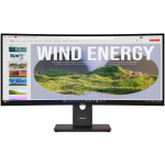 Lenovo | ThinkVision | T34WD-40 | 34 " | VA | 21:9 | 120 Hz | 4 ms | 3440 x 1440 pixels | 300 cd/m&sup2; | HDMI ports quantity 1 | Eclipse black | Warranty 36 month(s)