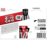 Energizer Akud MAX AAA 437987, 1.5V, 8 tk, Alkaline, 10 aastat, k&otilde;rge lekke vastupidavus