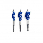 Irwin Blue Groove 6X puidu puureerimise otsikute komplekt 1922006, 16mm, 20mm, 25mm, 3 tk, 3 pakki