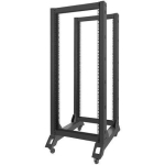 Lanberg Open Rack 27U OR01-6827-B, 600x800mm, 26kg, 145cm, 80cm, 27 riiulit, 600kg koormus, ratastega