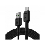 Green Cell Kaabel PowerStream KABGC22, 120 cm, USB 2.0, USB-A isane USB-C isase, must