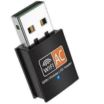 Jata USB v&otilde;rgusideadapter AC2, 600Mbps, 2,4GHz ja 5GHz, Wi-Fi 802.11ac, RTL8811cu, 0 LAN porti