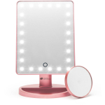 Rio Meigikpeegel MMSP-RG-EU/1,2, 24 LED, 1x/10x suurendus, puutetundlik l&uuml;liti, 180&deg; p&ouml;&ouml;ratav disain
