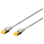 Digitus patch kaabel DK-1644-A-020, 2m, Cat6a, S/FTP, RJ-45, hall, booted, halogeenivaba, takistuse kaitse