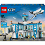 Lego Linnakeskuse lennujaama m&auml;ngu komplekt 60502, 887 tk, lennuk, terminal, 9 minifiguuri