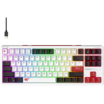 Havit KB902L m&auml;nguklaviatuur, 88 klahvi, mehaaniline, RGB LED, 1.8m USB, 990g, juhtmega