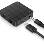 BlitzWolf BW-BL2 saatja/vastuv&otilde;tja, Bluetooth 5.0, 10m, 200mAh, 2h, AUX 3.5mm, TX/RX