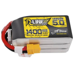 Tattu R-Line 5.0 aku TAA14006S15X6, 1400mAh, 22.2V, 150C, 6S1P, XT60, JST-XHR, 260C