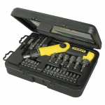 Kruvikeeraja ja otsikute 21 tk. k&auml;epidemega 0-63-022 STANLEY