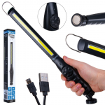 Darbnīcu lampa ar magnētu un gaismas regulāciju, G15123, 10W COB LED, 450 lm, 1800 mAh, IP44