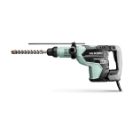 Rotācijas āmurs SDS-Max HIKOKI DH45MEYWSZ, 1500 W, bezsuku motors, 12.2 J trieciena enerģija