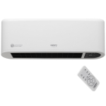 Kompaktne ja v&otilde;imas seinale paigaldatav &otilde;hukardina soojendi LED-ekraani ja puldiga 2000 W valge CR7753 Camry