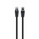 Gembird patch kaabel PP12-7.5M/BK, 7.5 m, must, CAT5e, U-UTP, kuldkattega kontaktid