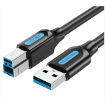 Vention USB 3.0 isane isase kabel 3m must COOBI, 5Gbps andmeedastuskiirus