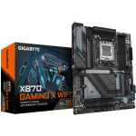 Gigabyte Emaplaat X870 GAMING X WIFI7 1.1, AMD Socket AM5, 16+2+2 faasi VRM, 4 DIMM DDR5, 3 M.2, Wi-Fi 7, 2.5GbE LAN