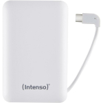 Intenso Power Bank akumulator XC10000 10000 mAh, 2x USB-C, 1x USB-A, kiire laadimine, valge