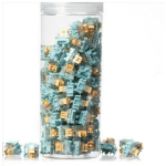 Keychron sisendseadmest tarvikud G189 Haimu Sea Salt lineaarne l&uuml;liti, sinine, kollane 110 tk