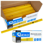 Geko klaasi ja keraamika pliiats G29008 240 mm 7B kollane 100 tk pakendis