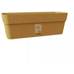 Stefanplast Lillekast 2168215 30 x 13 x 12 cm, 2,75 L, kollane, iselaadimise s&uuml;steem, 100% taaskasutatud materjalid
