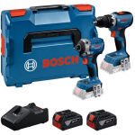 Bosch Akutoimingute komplekt GSR 18V-65, GDR 18V-215, 0615A50090, 18 V, 5 Ah, 2 tk, 2 kiirus, 13 mm, 215 Nm