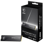Msi SPATIUM M571 DLP SSD, S78-440R220-P83, 4TB, 14500MB/s, 11000MB/s, PCIe 5.0, 3D NAND, M.2, 2600000 IOPS