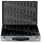 Irwin puurekomplekt 10502503, 1.0-10.0/5.0mm, 135&deg; jagunemispunkt, t&ouml;&ouml;stuslik frees, TiN kattega