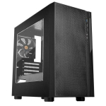 Thermaltake Versa H18 mikroATX USB3.0 aken - must CA-1J4-00S1WN-00, 2x2,5'' sisemised, 2x3,5'' sisemised, 1x120mm ventilaator