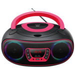 Denver CD Boombox MUDEL 111141300011, 4W, 2 k&otilde;larit, FM raadio, Bluetooth, AUX, USB, aku